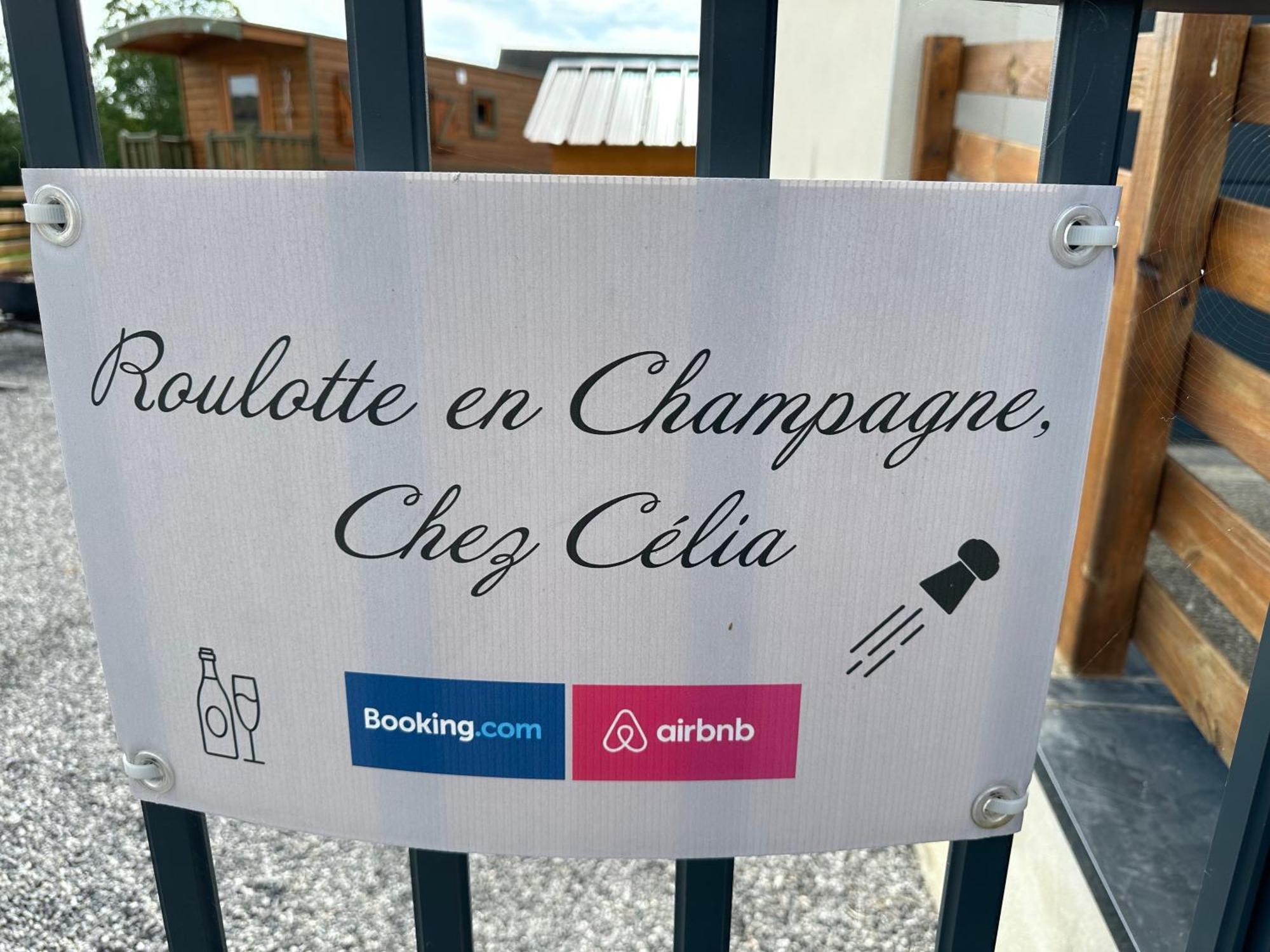 Fleury-la-Riviere Chez Celia, Roulotte En Champagne 빌라 외부 사진